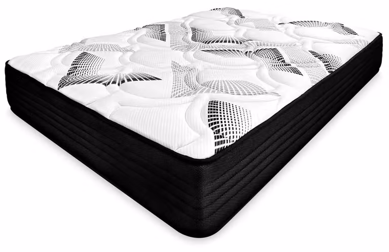 Materasso ibrido viscoelastico con molle insacchettate, dimensioni 90 x 190 cm