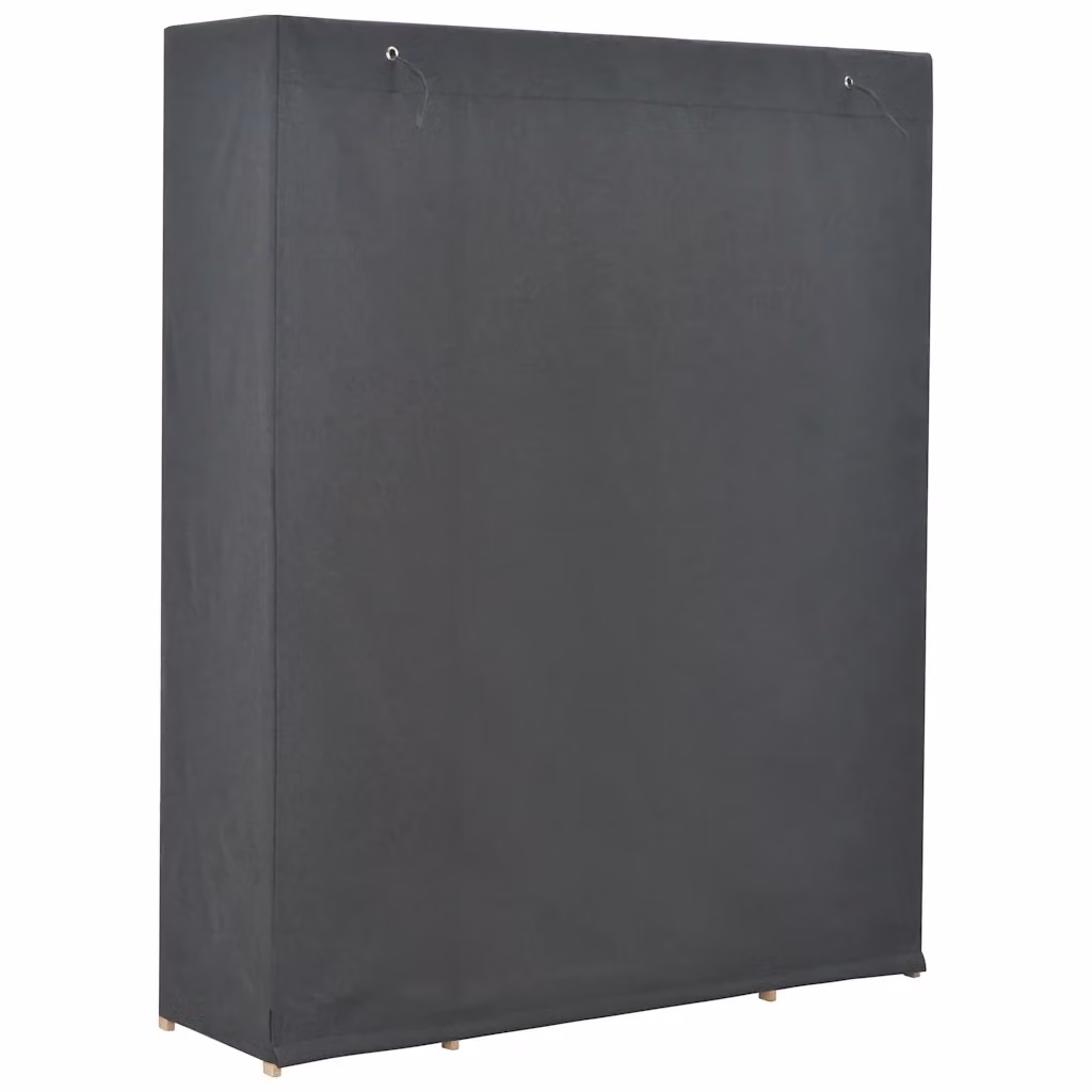 Armadio moderno vidaXL in tessuto e legno di abete grigio L/P/H: 135 x 40 x 170 cm – 2