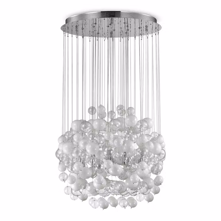 Ideal Lux lampada a sospensione Bollicine Sp14 Bianco
