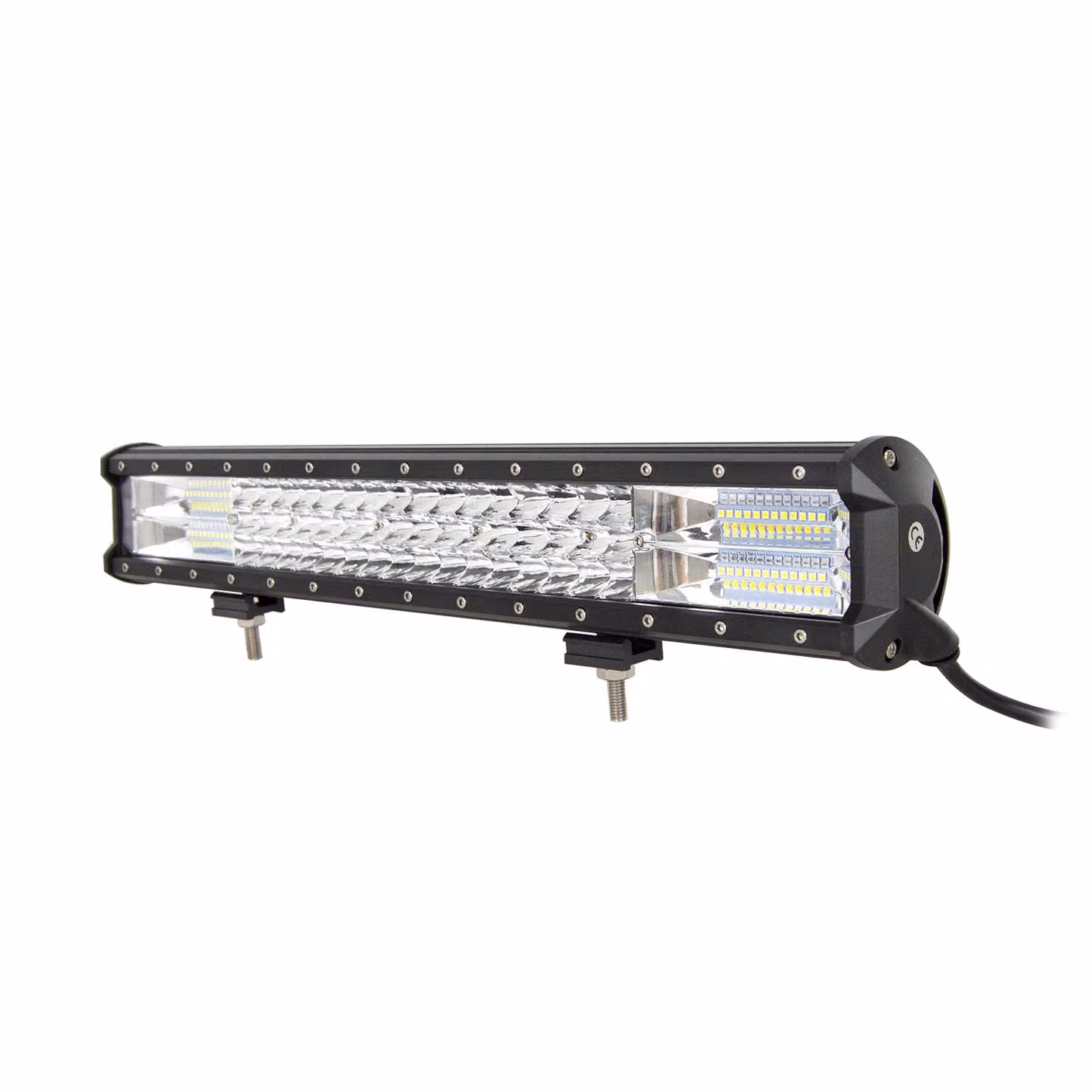 striscia luminosa a LED da 288W da 20 pollici, tre file, impermeabile IP67, solo striscia luminosa