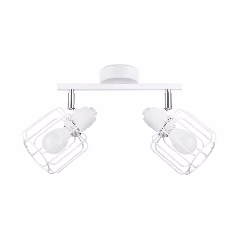 Lampada da soffitto BELUCI 2 bianco 2xE14 10W acciaio 19x17x27cm Sollux Lighting
