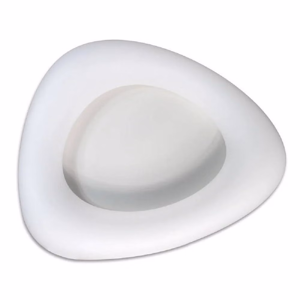 Plafoniera da soffitto LED Trade Shop Traesio di forma triangolare, design moderno, colore bianco, 35W