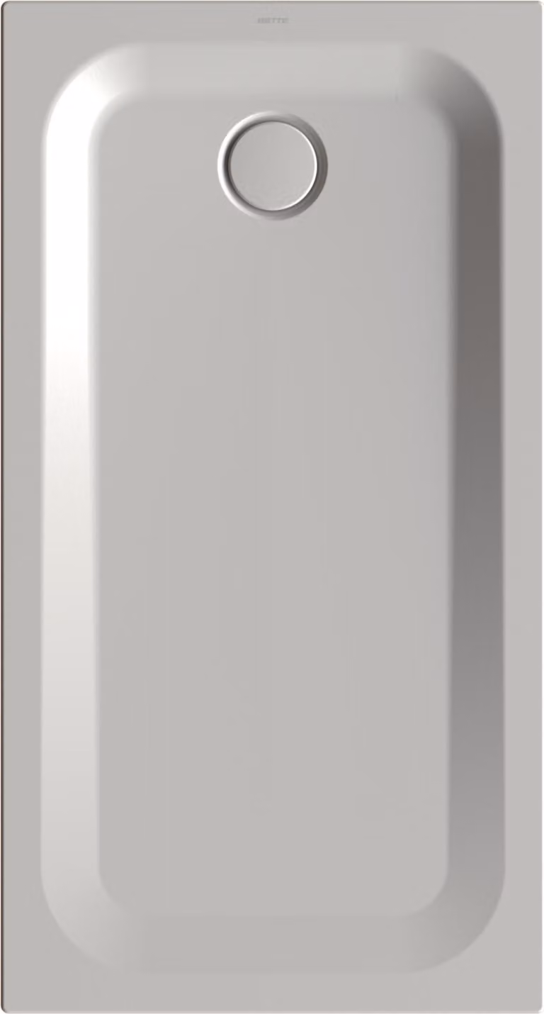 Receveur de douche rectangulaire BetteUltra avec support de baignoire minimum, 1300x700x35mm, 5784-410T1, 5784-410T1