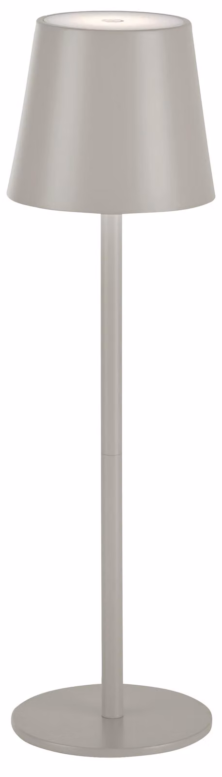 Lampada da tavolo per esterni portatile grigio touch IP54 LED 3W Euria Leuchten Direkt