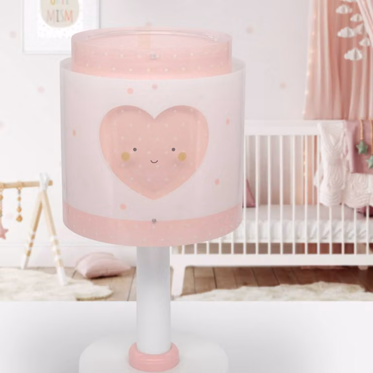 Dalber Lampada da tavolo Baby Dreams, Bianco / Opale, Cameretta, Plastica, Lampada da tavolo