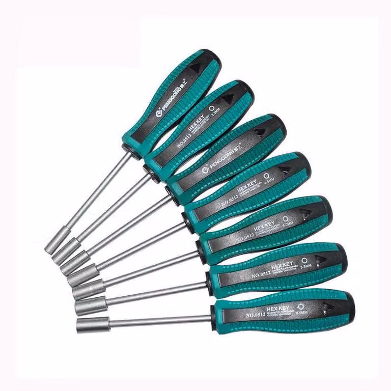 Omgoods - Set di chiavi regolabili, 7 pezzi - Chiavi regolabili - Utensili manuali - Manico ergonomico - Durezza HRC52-54 - Adatto per progetti fai-da-te e riparazioni auto - Set di chiavi