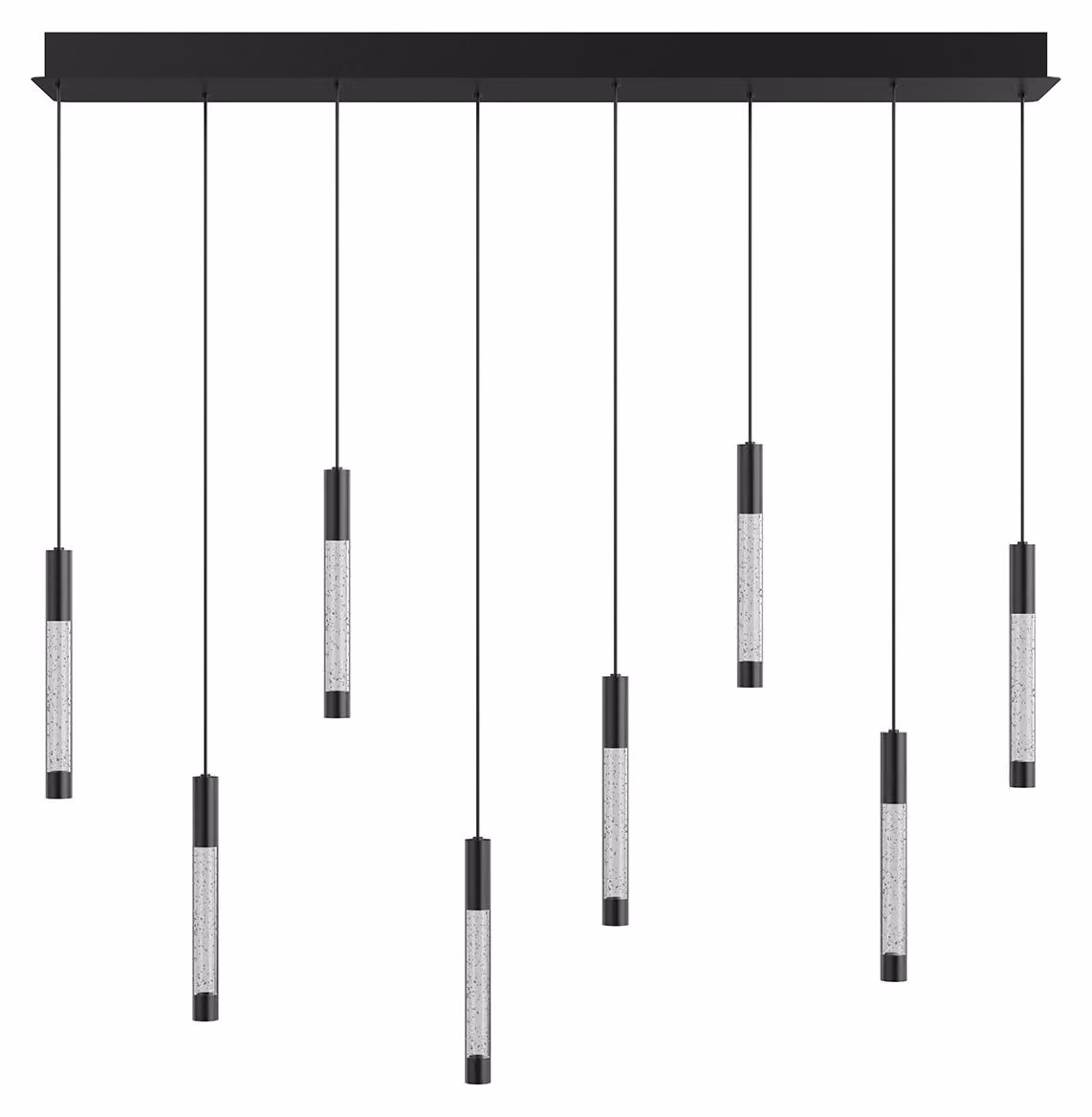 Lampada a sospensione - nero - Alisio - vetro metallo - lampada di design - LED - 4581ZW - Steinhauer