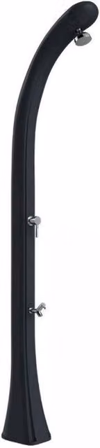 Doccia Solare In Polietilene Happy One Con Lavapiedi Colore Antracite Cv-F120/7016