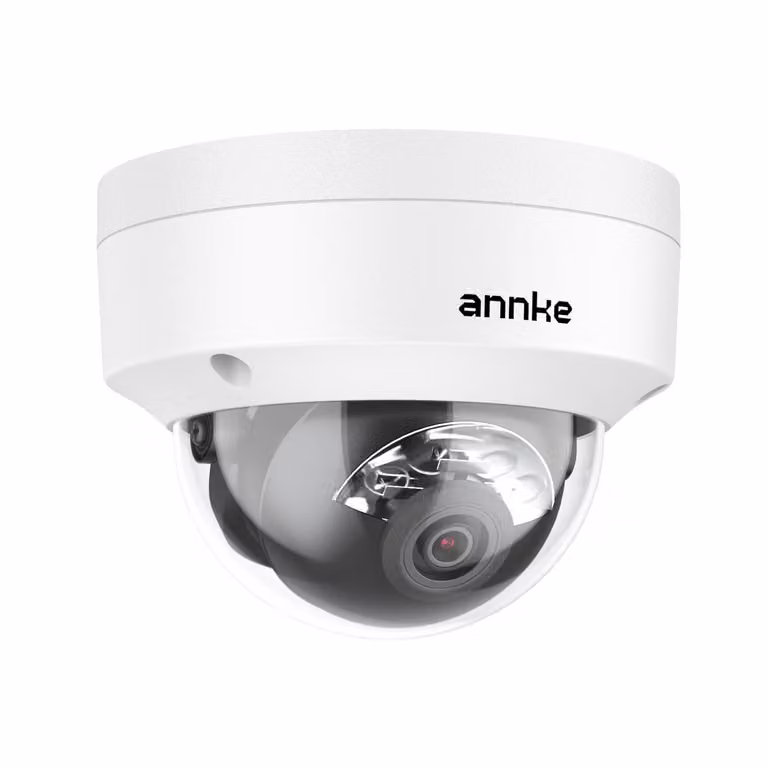 ANNKE C1200 Telecamera IP da 12 MP Telecamera di sorveglianza dome PoE con microfono, doppia illuminazione intelligente, visione notturna fino a 30 m, H.265+, RTSP, ONVIF, WDR 120 dB, IP67, IK08