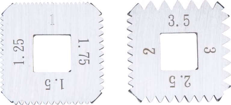 KS TOOLS Set di ganasce di ricambio metriche per 150.1430 - 150.1431