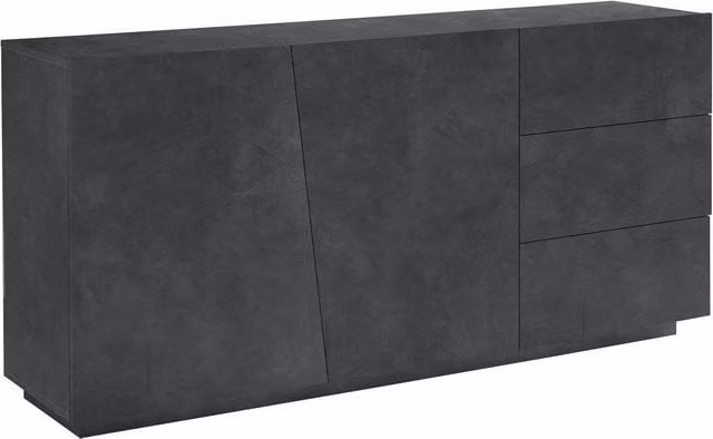 Madia 2 ante 3 cassetti per Soggiorno Moderna 180x43x86cm - GALAXIA