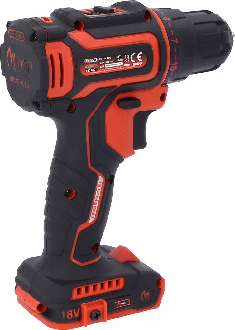 KS TOOLS eMONSTER Trapano avvitatore a batteria senza spazzole - 515.6401