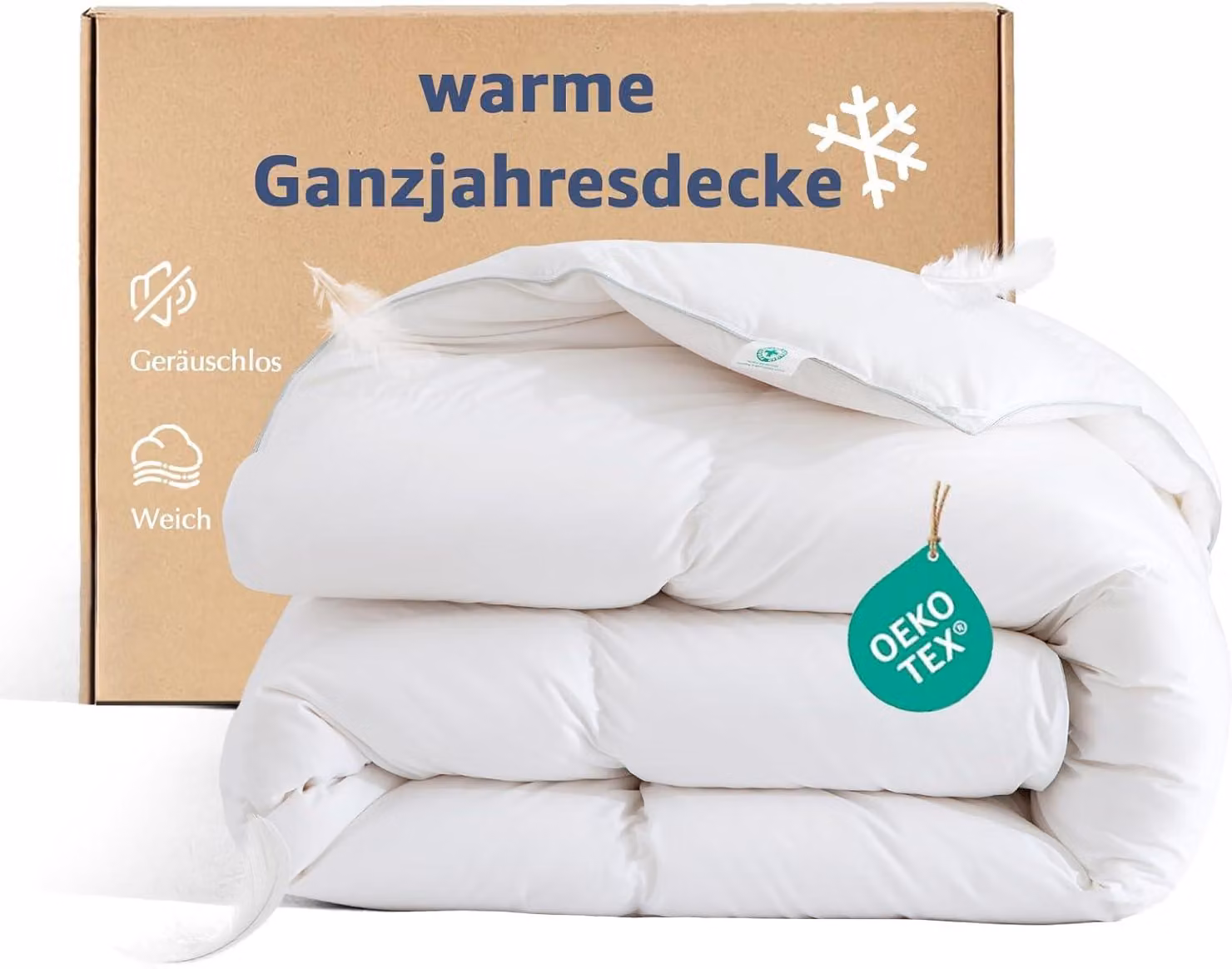 Coperta in pile per uso tutto l'anno, imbottita in piumino, dimensioni 135 x 200 cm, traspirante, ideale per la cucina