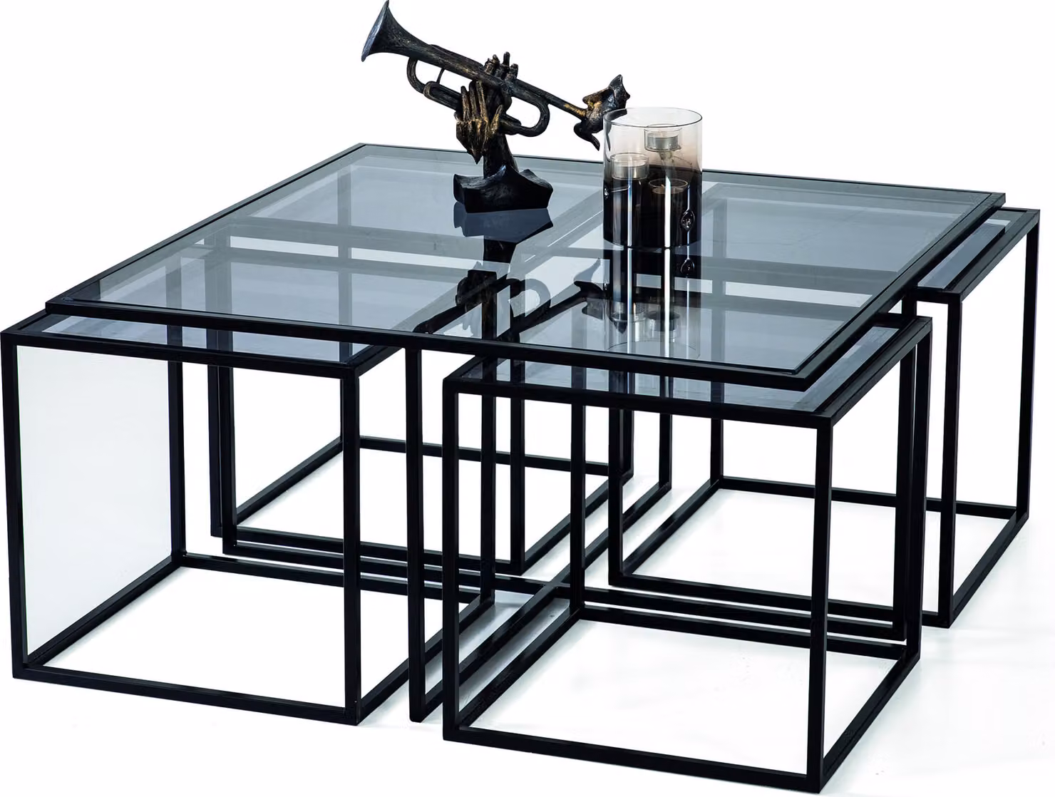 Kaffeetisch Couchtisch Designer Tisch Metall Wohnzimmertisch Tisch