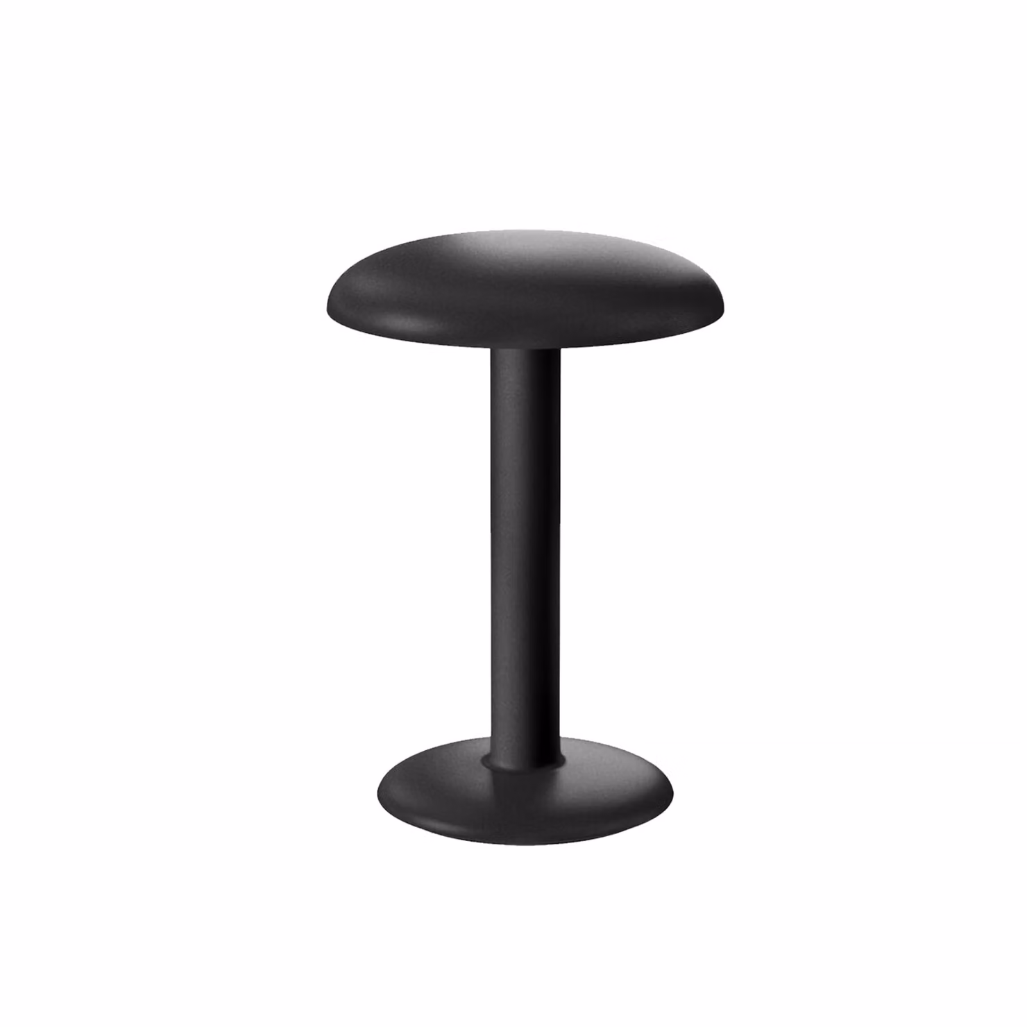 Lampada da tavolo Flos Gustave nera ricaricabile con tecnologia touch e protezione IP54 per esterno e interno