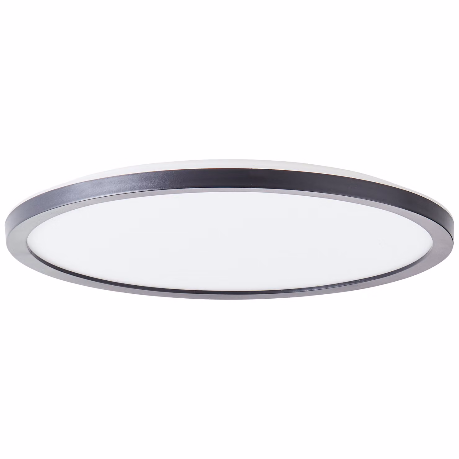 BRILLANTE pannello LED bianco/nero SORELL |Lampada da soffitto dimmerabile con funzione di memoria e timer | colore della luce regolabile tramite telecomando | 24W 2900 lumen 3000 - 6500 Kelvin | plastica | Ø29,5cm