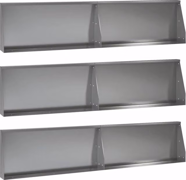 Muro di contenimento 6 pz 100 x 12 x 40 cm Acciaio zincato 3449126