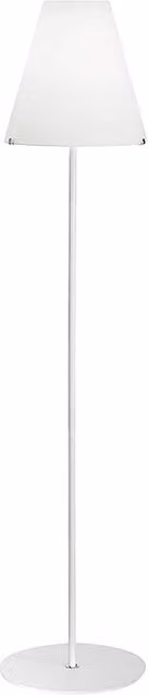 Piantana Gloria - Lampada da terra in vetro bianco satinato triplo strato e struttura bianca opaca E27 IP20 75W - Rossini Group