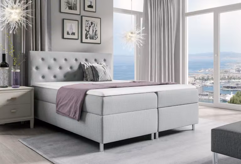 Betten Doppel Hotel Modern Bett Bettkasten Boxspring 200x200 Schlafzimmer Möbel