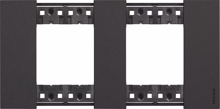 Coprire 2 x 2 modulo BTicino Living Now KA4802M2K_ Dark