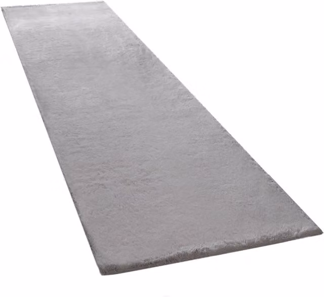 Tappeto in pelliccia sintetica Fluffy grigio L: 80 cm, P: 300 cm