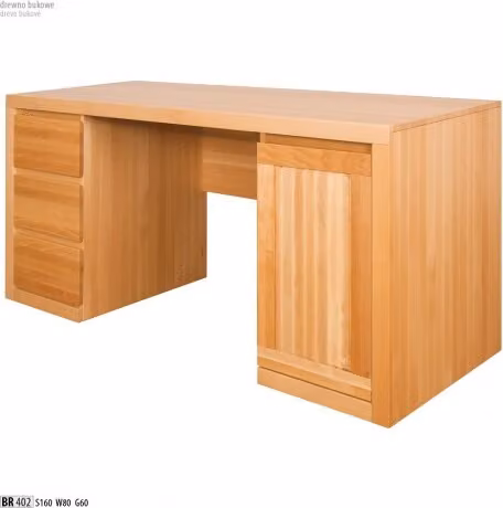 Massive Holz Möbel Schreibtisch Bürotisch Computertisch Tische Büromöbel Massiv