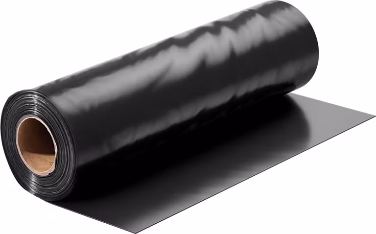 SucceBuy Telo di plastica da 10 mil per impieghi gravosi, rotolo da 10' x 100'. Ideale come scossalina di plastica e telo da pittore. Telo in polietilene per barriera al vapore in vespai, nero, uso versatile