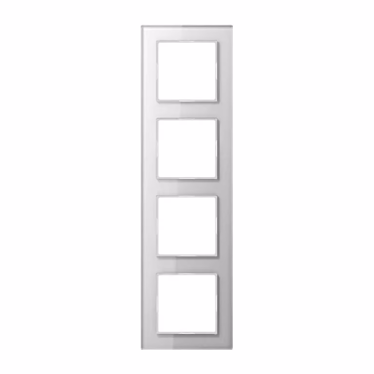 Telaio in vetro Jung a 4 ingressi aws orizzontale/verticale AC 584 GL WW