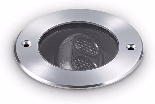 Tecnico Moderno Taurus Alluminio Cromo Led 5,5W 3000K Luce Calda