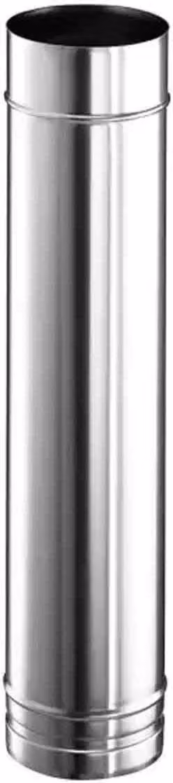 Tubo per stufa in acciaio inox Huum per sauna Ø120 mm / lunghezza 100 cm HK017-03