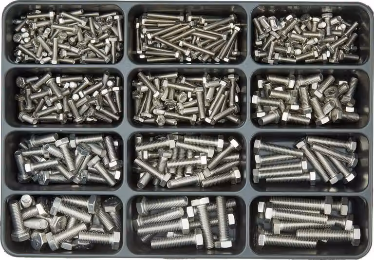 Cassa di montaggio E-NORM 34 DIN 933 acciaio inox A2