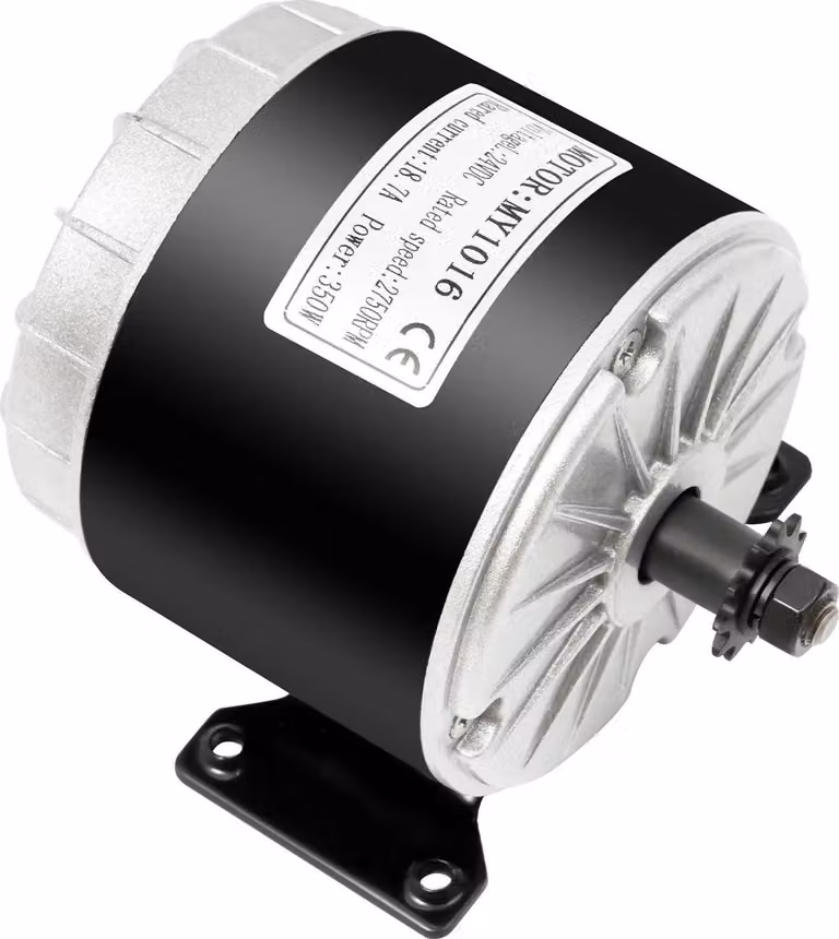 Motore/generatore a magneti permanenti DC 24V, 350W, pignone a 11 denti, per kit motore e turbine eoliche