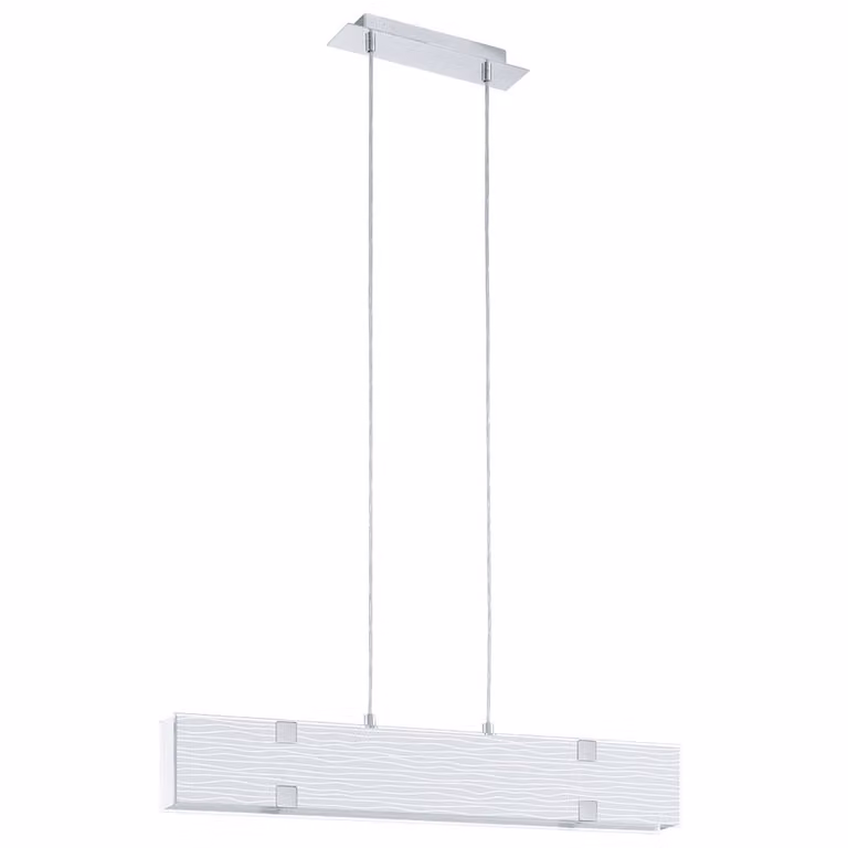 Eglo 92578 Alea lampada a sospensione a 5 luci bianca con decoro cromato