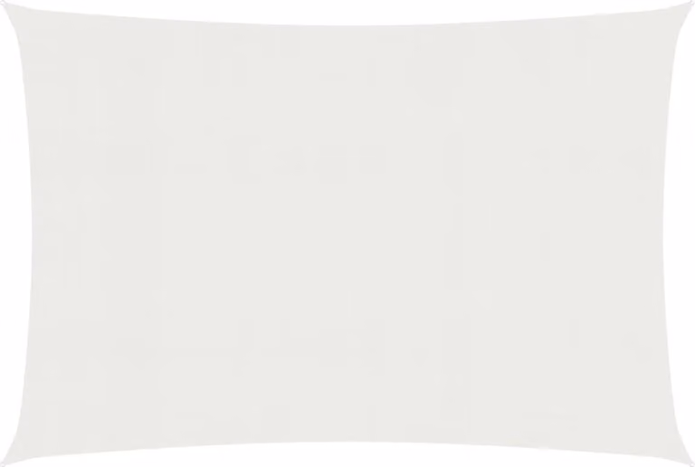 The Living Store Tenda da sole 160 g/m² Bianco 2x3,5 m HDPE