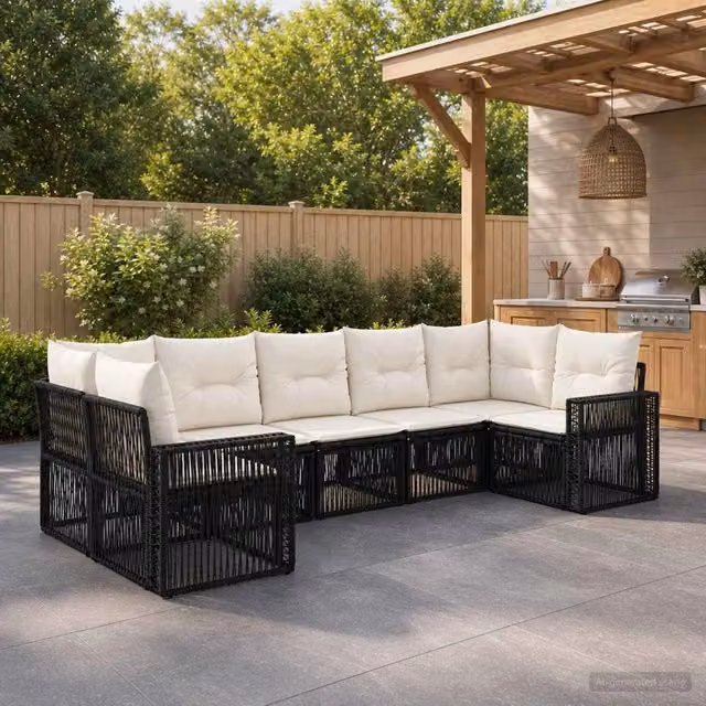 Set Divano da Giardino 7 pz 7-Numero di posti 3435223