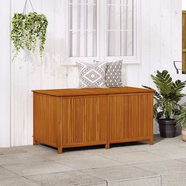 Contenitore da Giardino 150x80x75cm in Legno Massello di Acacia 316501