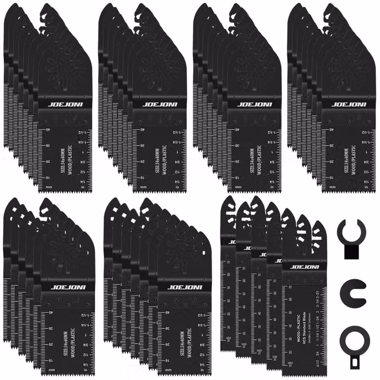 Set di lame per seghetto multiuso, universali, adatte per tagliare metallo e legno