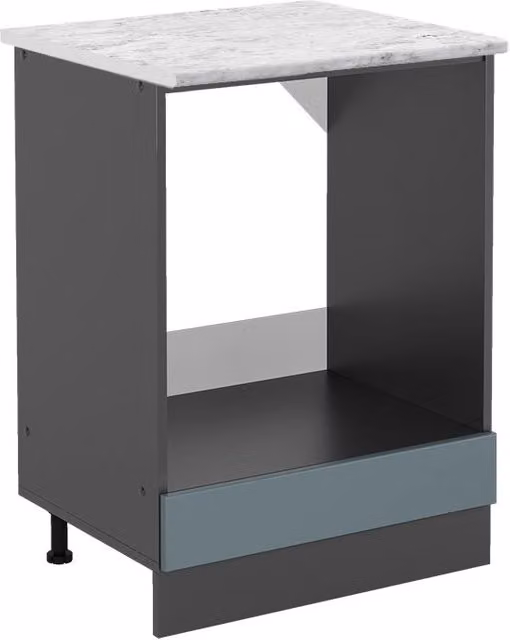 Mobile per forno da incasso Vicco R-Line Grigio-blu/Antracite L: 60 cm