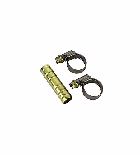 Giunzione per tubi + 2 fascette - 12 mm = 1/2