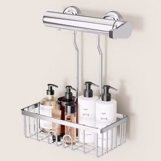 Cabina doccia - Porta asciugamani da bagno - Supporto per doccia - Portaoggetti per doccia - Supporto a parete - Contenitore per shampoo - Gancio per doccia - Calcolatore di vuoto - Parete doccia