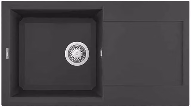Lavello Elleci Incasso 1 vasca 78x43,5 Easy 290 Granitek Antracite LGY29059