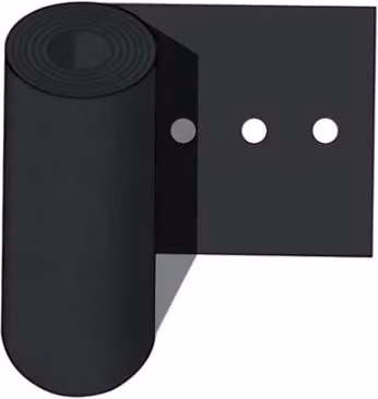 Foglia Polietilene Nera Foro Singolo 0,06 mm 40 cm 110 cm