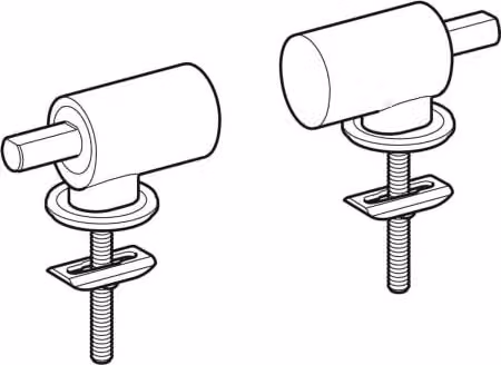 Geberit set di 2 cerniere per sedile WC Quick Release 244202001
