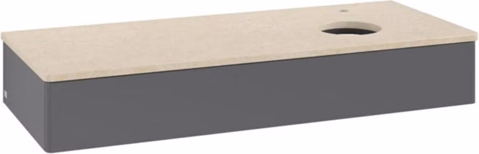 Mobiletto V&B senza struttura frontale, con illuminazione Antao 120x19x50cm, HL, WBP botti
