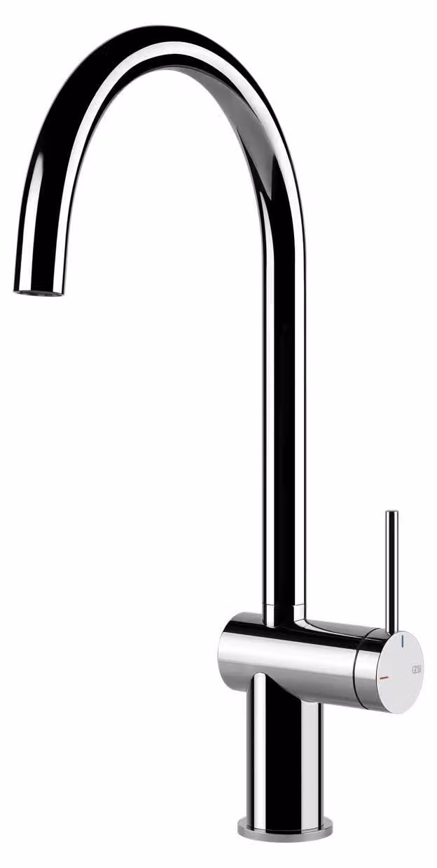 Gessi 60411, Standard, cromo, maniglie a leva, immagine singola, tipo J, 3,5 cm