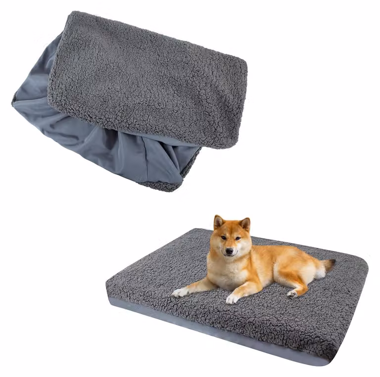 Copri cuscini impermeabili - Copertura di ricambio - Morbidi in peluche - Design a 3 strati - Lavabili - Rimovibili - Per cuccia per cani