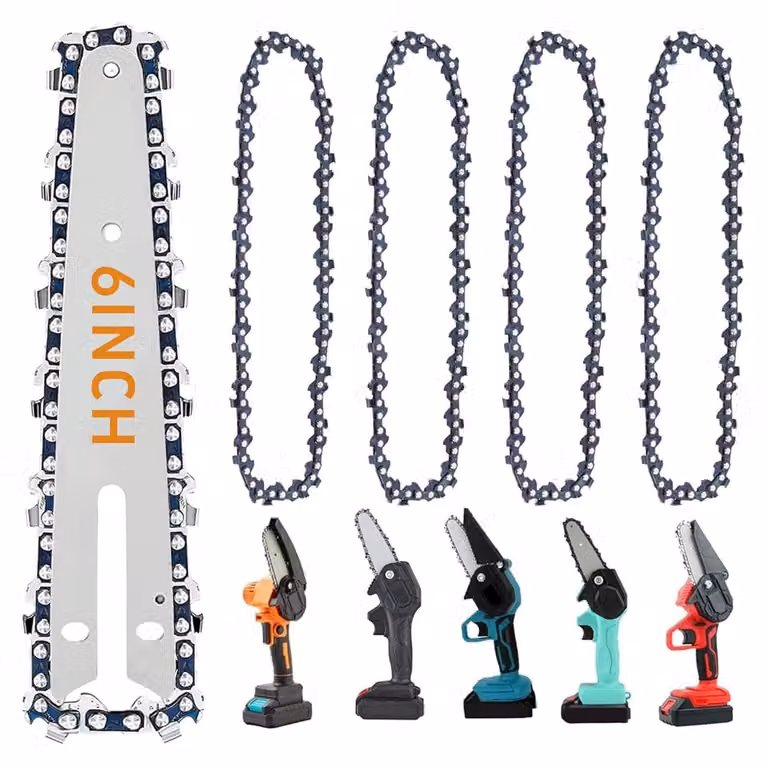 Set di 5 catene di ricambio per mini motosega