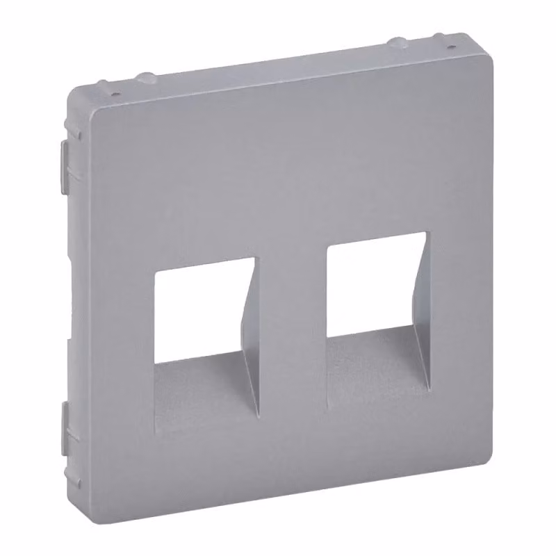 Legrand Valena Allure Copertura per presa per altoparlante con morsetti a molla. Colore: alluminio 755372