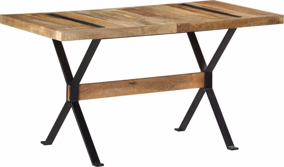 Maison Exclusive - Tavolo da pranzo 140x70x76 cm in legno di mango grezzo