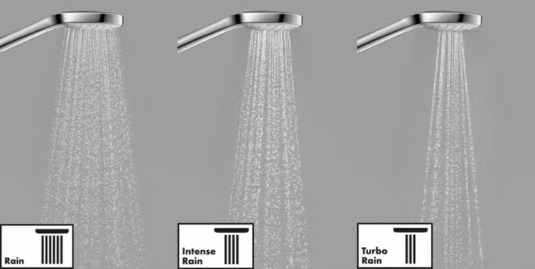 hansgrohe Croma Select S Douchette à main Vario, EcoSmart, D 110mm, blanc/chrome, 3 jets, 26803400, 26803400